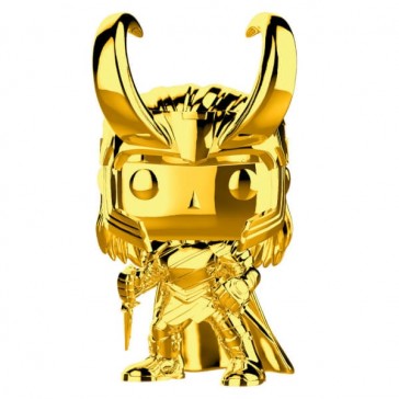 Funko Pop - Loki Gold Chrome Vinylfigur - Marvel MS 10 - 376
