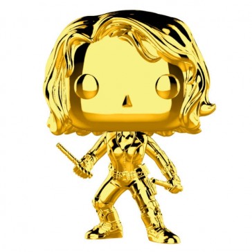 Funko Pop - Black Widow Gold Chrome Vinylfigur - Marvel MS 10 - 380