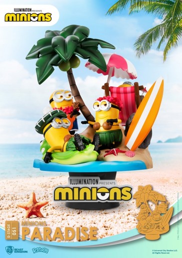 Beast Kingdom - Minions Fire Fighter - D-Stage - PVC Diorama