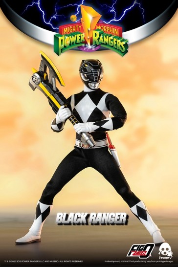 Threezero - Mighty Morphin Power Rangers - Black Ranger - 1/6 Actionfigur