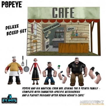 Mezco Toyz - Popeye - 5 Points Deluxe Box Set