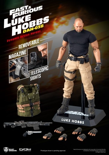 Beast Kingdom - Luke Hobbs - Fast & Furious - Dynamic 8ction Heroes Actionfigur