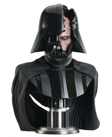 Diamond Select - Darth Vader Damaged Helmet - Obi-Wan Kenobi Legends in 3D Büste 