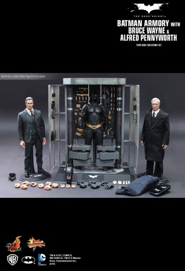Hot Toys - Batman Armory with Bruce Wayne and Alfred Pennyworth 