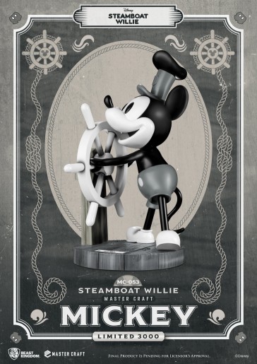 Beast Kingdom - Steamboat Willie Master Craft Statue Mickey - Mastercraft Staue