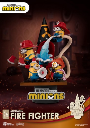 Beast Kingdom - Minions Fire Fighter - D-Stage - PVC Dioram