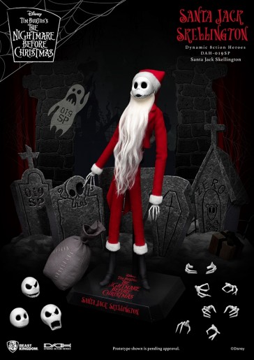 Beast Kingdom - Jack Skellington -Nightmare before Christmas - 8ction Heroes Actionfigur 