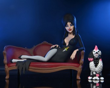 NECA - Elvira on Couch - Mistress of the Dark Toony Terrors Figur 