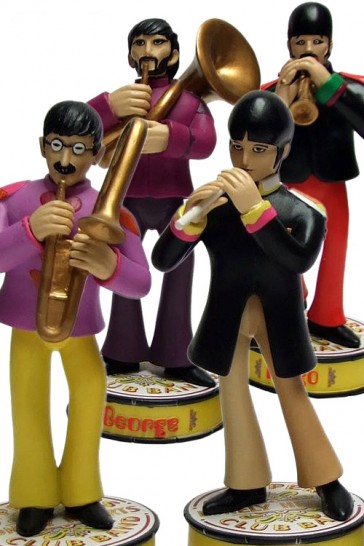 The Beatles - Deluxe Premium Motion Statues