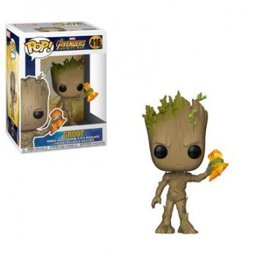 Funko Pop - Groot with Stormbreaker - Vinylfigur - 416 