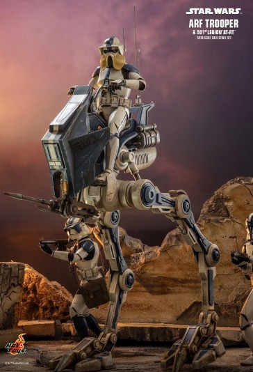 Hot Toys - ARF Trooper & - 501st Legion AT-RT - Star Wars: The Clone Wars