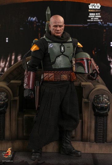 Hot Toys - Boba Fett Repaint Armor & Throne- Star Wars: The Mandalorian