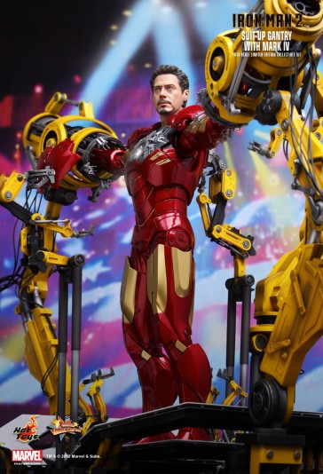 Hot Toys - Suit Up Gantry with Mark IV - Iron Man 2