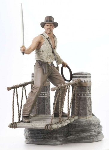 Diamond Select - Indiana Jones und der Tempel des Todes: Rope Bridge - Deluxe Gallery Statue