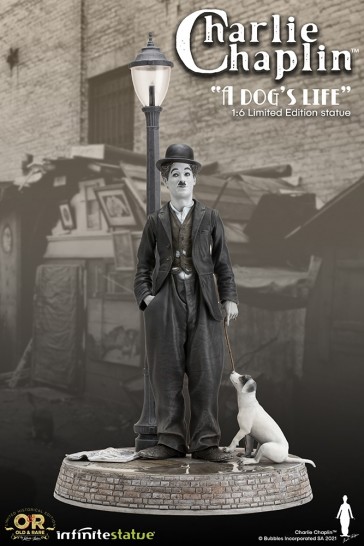 Infinite - Charlie Chaplin - Dog’s Life - Old & Rare Statue 1/6