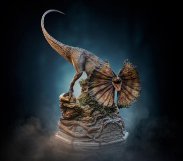 Iron Studios - Jurassic Park - Dilophosaurus - Art Scale Staute
