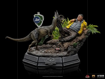 Iron Studios - Jurassic Park - Dennis Nedry - Deluxe Art Scale Staute