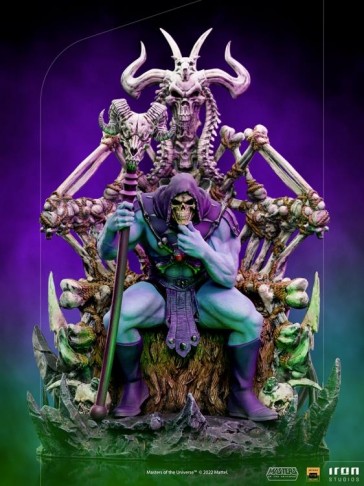 Iron Studios - Skeletor on Throne - Masters of the Universe - Deluxe Art Scale
