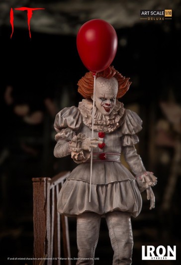 Iron Studios - Pennywise - Stephen Kings ES 2017 - Deluxe Art Scale Statue
