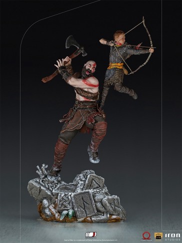 Iron Studios - God of War - Kratos & Atreus - BDS Art Scale Statue 