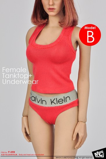 Magic Cube - Female Underwear - Red - F-059B