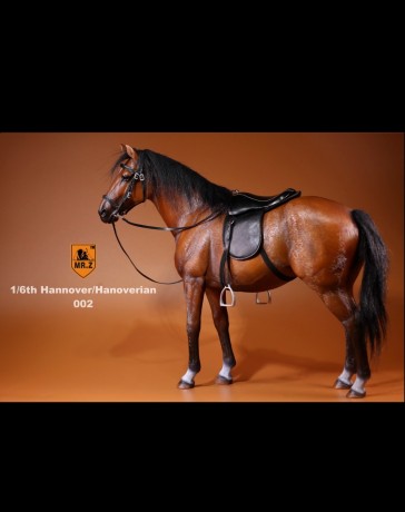 1/6th German Hanoverian Warmblood Horse - Brown  - Mr. Z