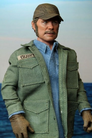 NECA - Sam Quint - Der weiße Hai - Retro-Actionfigur 