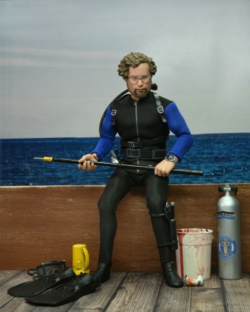 NECA - Der weiße Hai - Matt Hooper - Shark Cage - Hai Clothed 