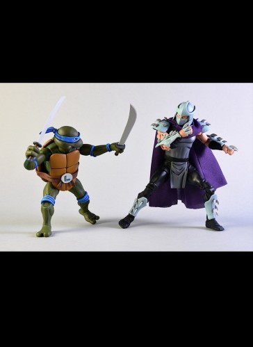 NECA - Leonardo vs Shredder - Teenage Mutant Ninja Turtles