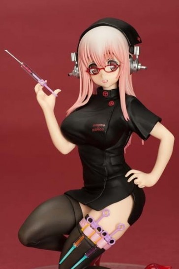 Orchid Seed - Super Sonico Koakuma - Black Nurse 1/7 scale PVC Figure