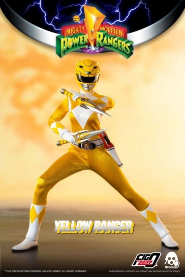 Threezero - Mighty Morphin Power Rangers - Yellow Ranger - 1/6 Actionfigur