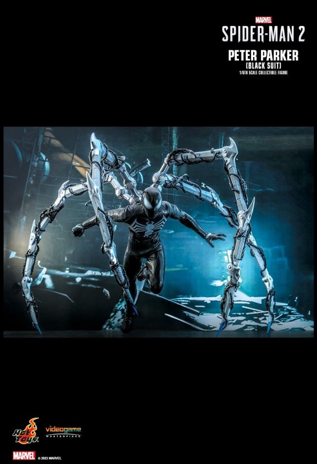 Peter Paker (Black Suit) aus Marvels Spider-Man 2 von Hot Toys - VGM56
