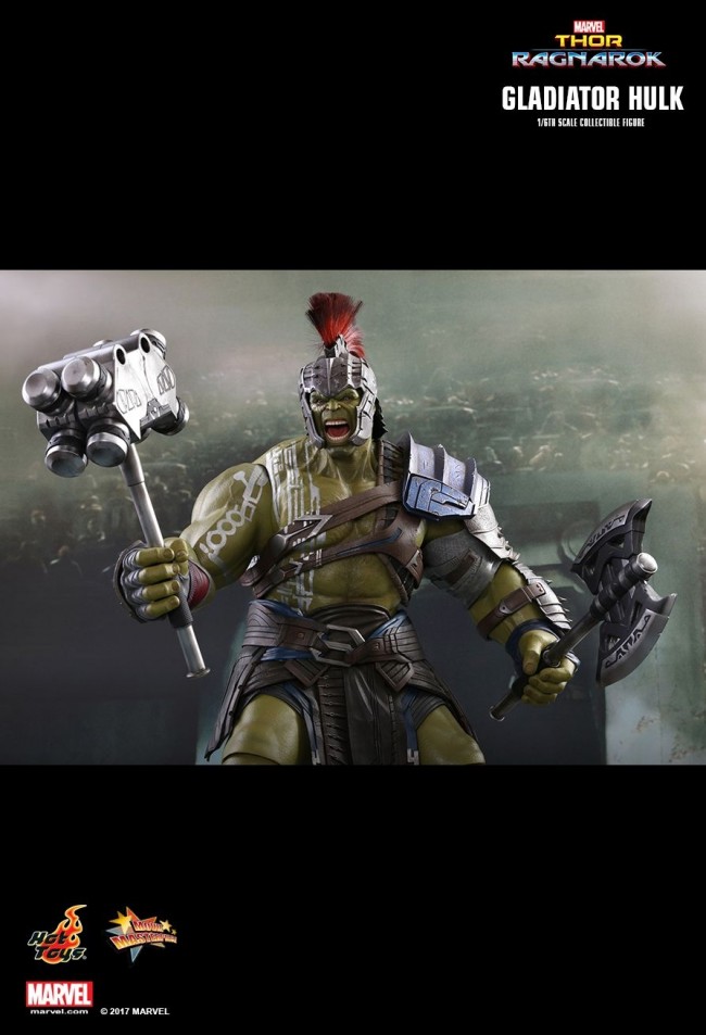 Gladiator Hulk Ragnarok Gladiator Hulk aus dem Marvel Film Thor Ragnarok von Hot Toys - MMS430