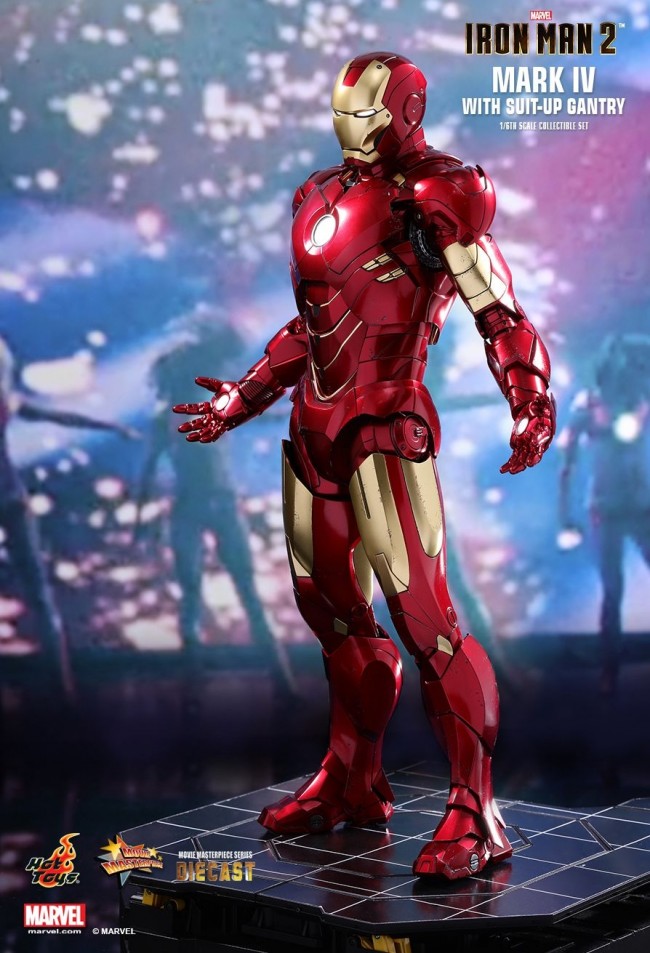 Suit-Up Gantry und Mark IV aus dem Film Marvel Film Iron Man von Hot ...