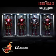 Hot Toys - Hall of Armor - Diorama-Serie - Set of 4 - Iron Man 3 