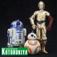 Kotobukiya C-3PO - R2-D2 - BB-8 - Star Wars Episode VII - ArtFx+ Statue