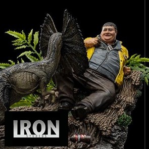 Iron Studios - Jurassic Park - Dennis Nedry - Deluxe Art Scale Staute