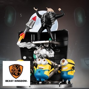 Beast Kingdom - Minions Stealing Moon - D-Stage - PVC Diorama