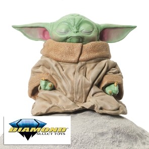 Diamond Select - Grogu on Seeing Stone - Star Wars Mandalorian Milestones Statue 1/6