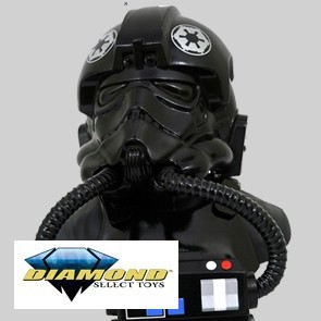 Diamond Select - TIE Fighter Pilot Bust - 1/2 Scale Bust - Legends in 3D