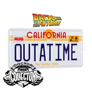 Doctor Collector - Back To The Future OUTATIME Licence Plate