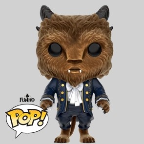 Funko Pop - Beauty and The Beast Live Action - Beast Flocked