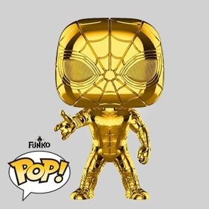 Funko Pop - Iron Spider - Gold Chrome Vinylfigur - Marvel MS 10 - 440