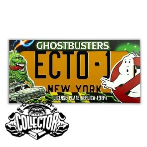Doctor Collector - Ghostbusters Ecto-1 Licence Plate - Replica