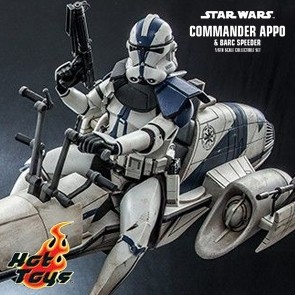 Hot Toys - Commander Appo and Marc Speeder - Star Wars: The Clone Wars