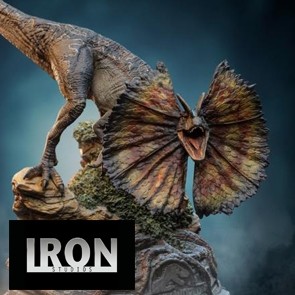 Iron Studios - Jurassic Park - Dilophosaurus - Art Scale Staute