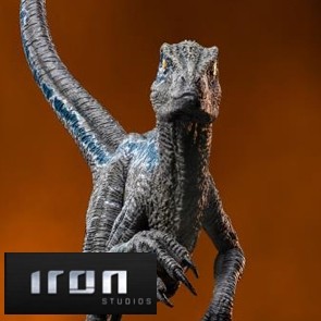 Iron Studios - Velociraptor Blue - Jurassic World Icons Statue