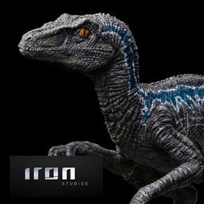 Iron Studios - Velociraptor Blue - Jurassic World - Icons Statue