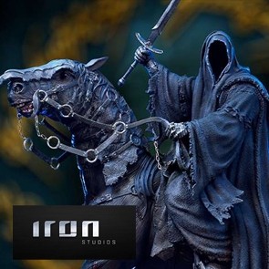 Iron Studios - Nazgul On Horse - Lord Of The Ring - Deluxe Art Statue 