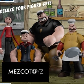 Mezco Toyz - Popeye - 5 Points Deluxe Box Set